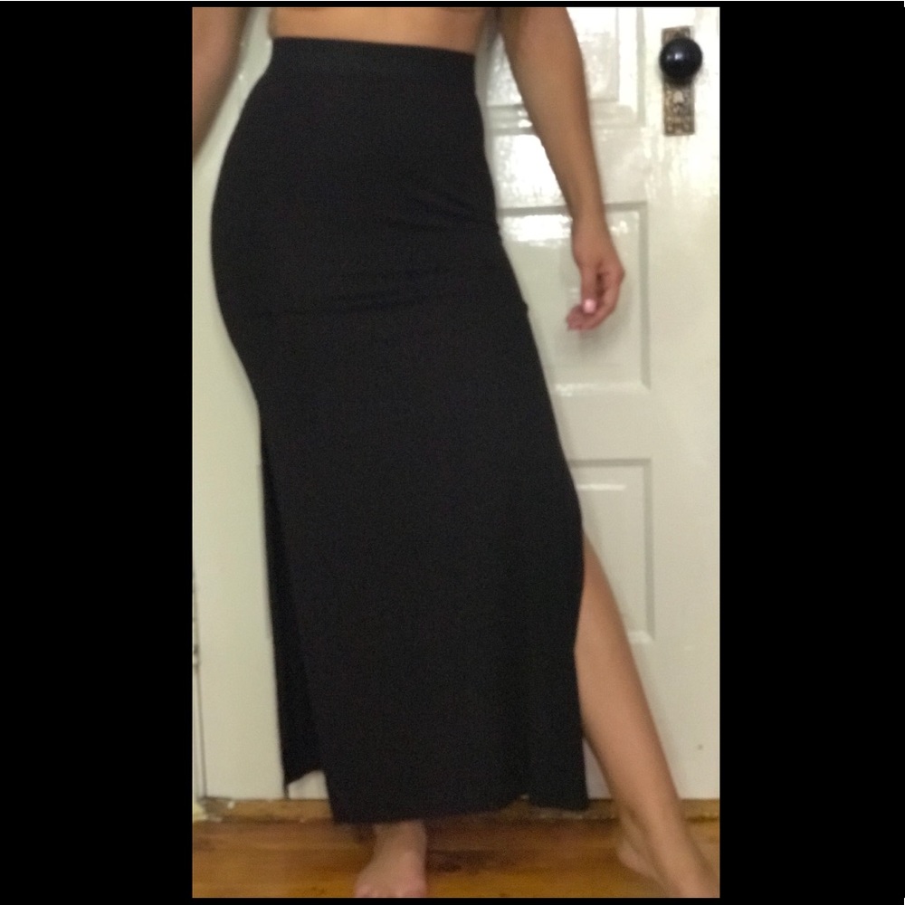 Maxi Skirt with Side Slits